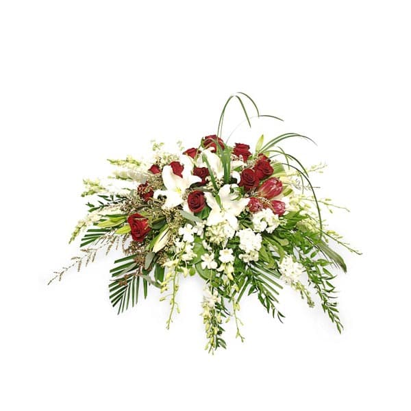The Romantic Casket Spray