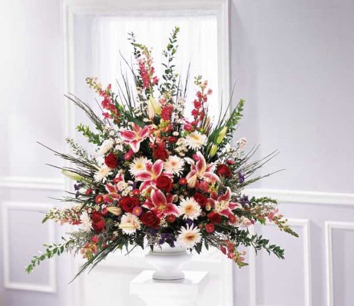 In Our Thoughts Funeral Basket
