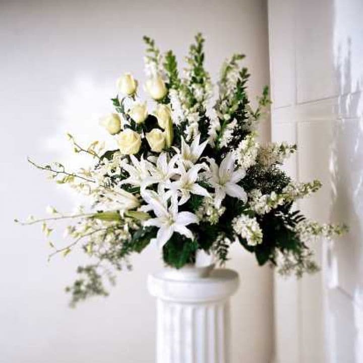 Light In Your Honor Funeral Basket