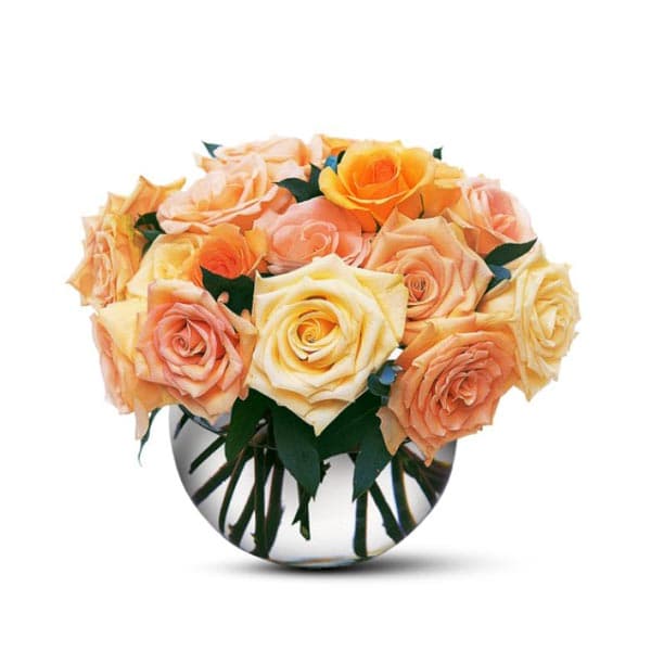 Pastel Rose Bubble Bowl