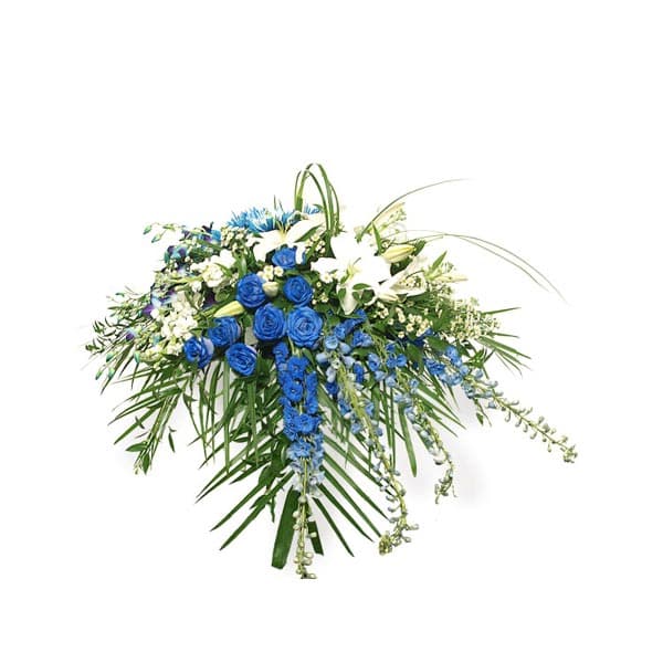 The Lilies casket spray