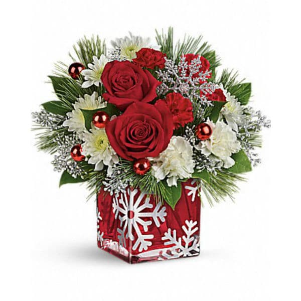 Teleflora's Silver Christmas Bouquet