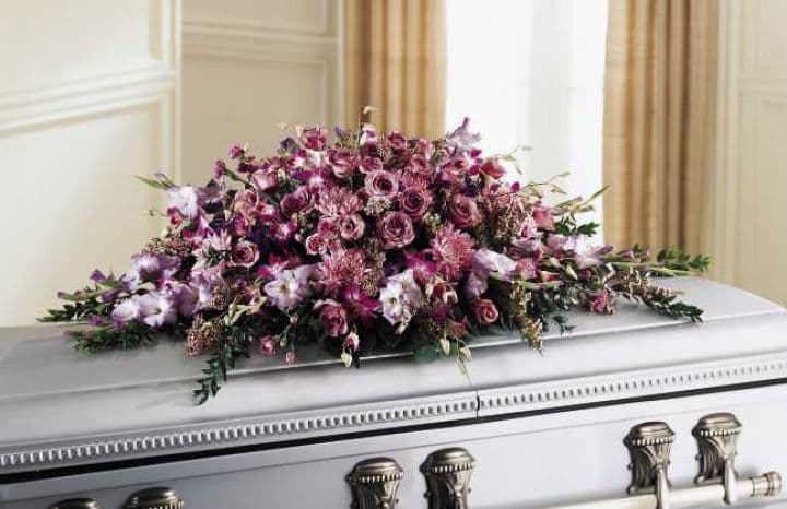 The Lovliness Casket Spray