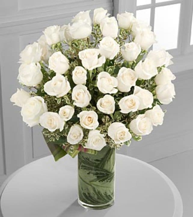 Clarity Luxury Rose Bouquet - 48 Stems