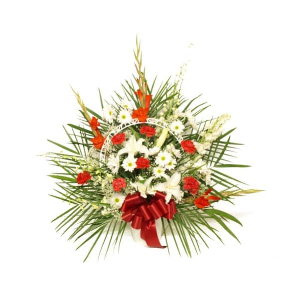 The Red Elegance Basket