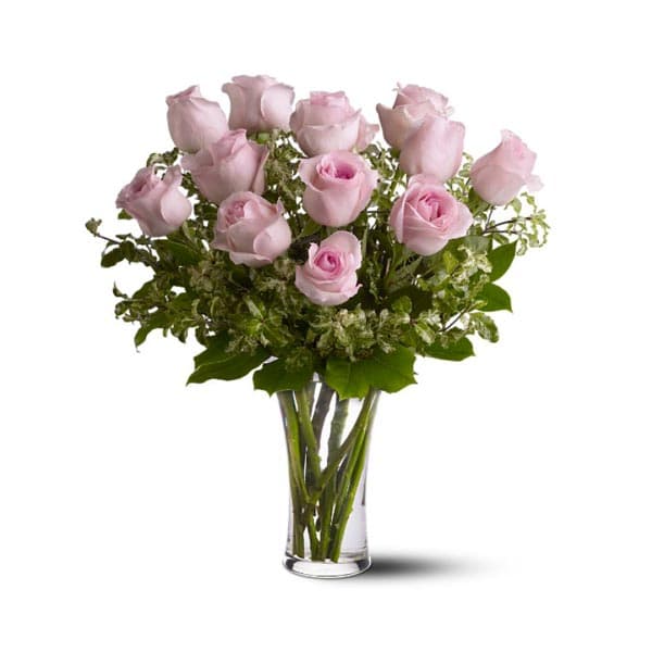 Dozen Pink Roses