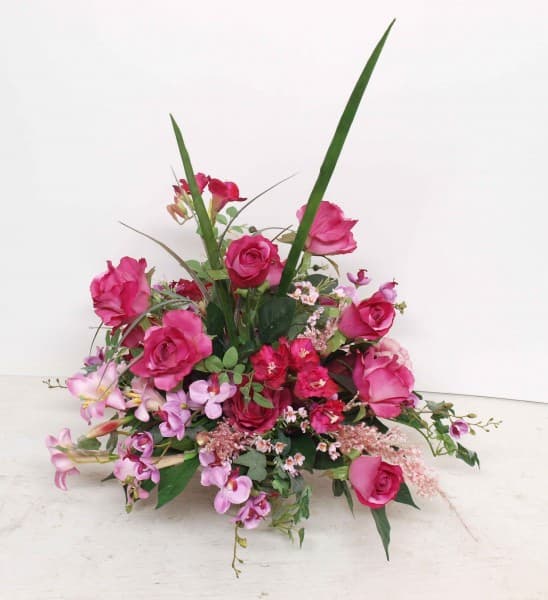 A Touch of Pink (Silk Flowers)