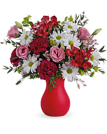 Kissed With Crimson Bouquet