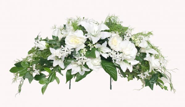 The pristine white (Silk Flowers)