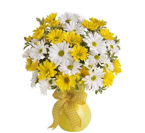 Teleflora's Daisies And Dots Bouquet