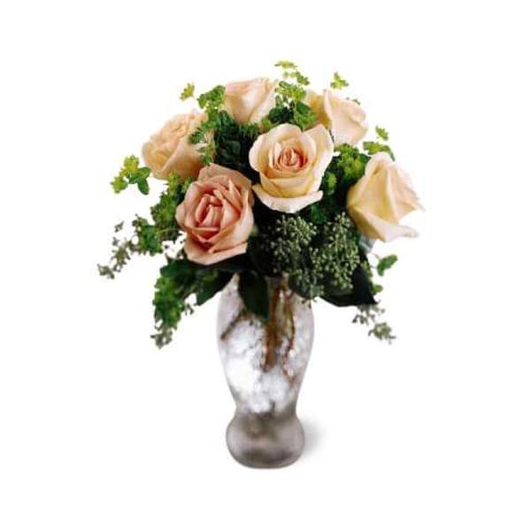 Sun Blushed Rose Bouquet