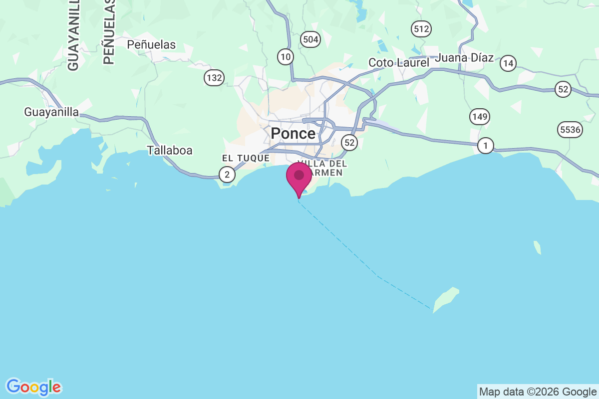 Muelle de Ponce map