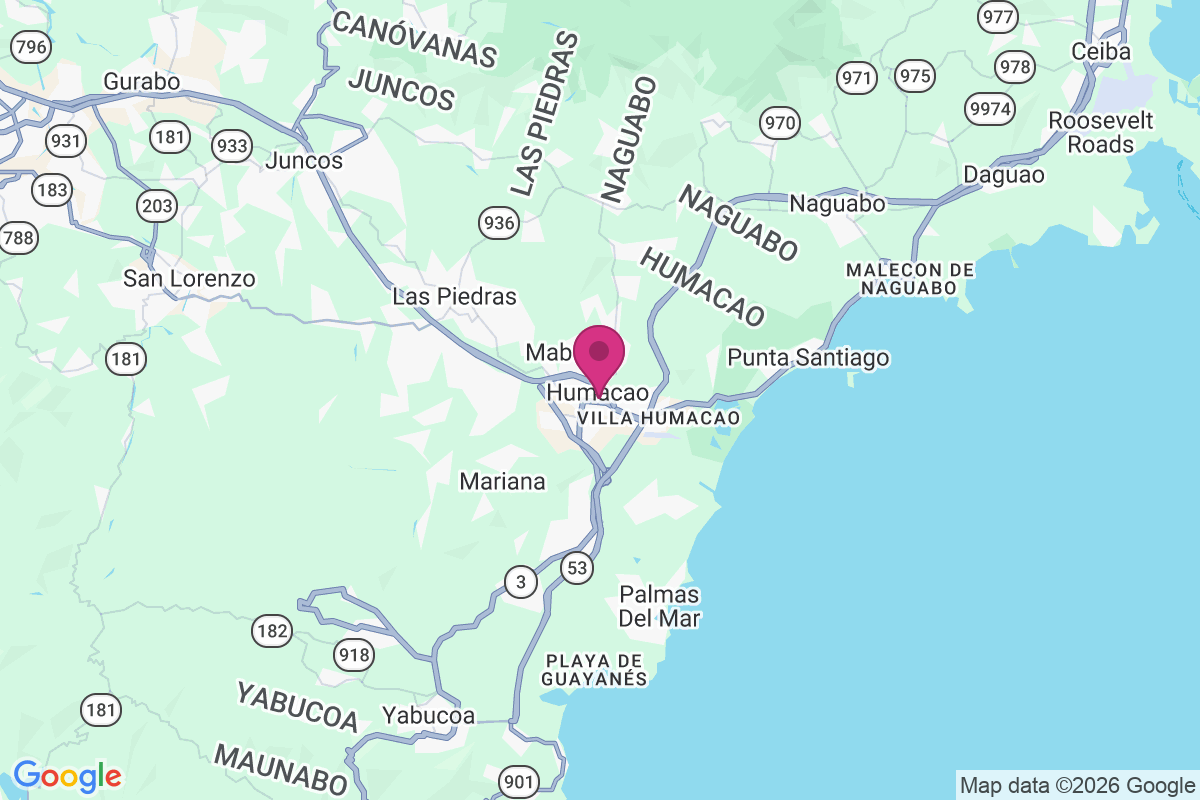 Humacao map