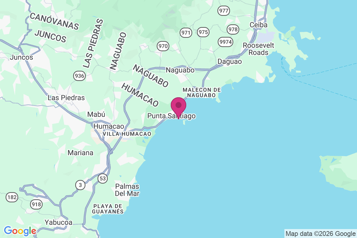 Punta Santiago map