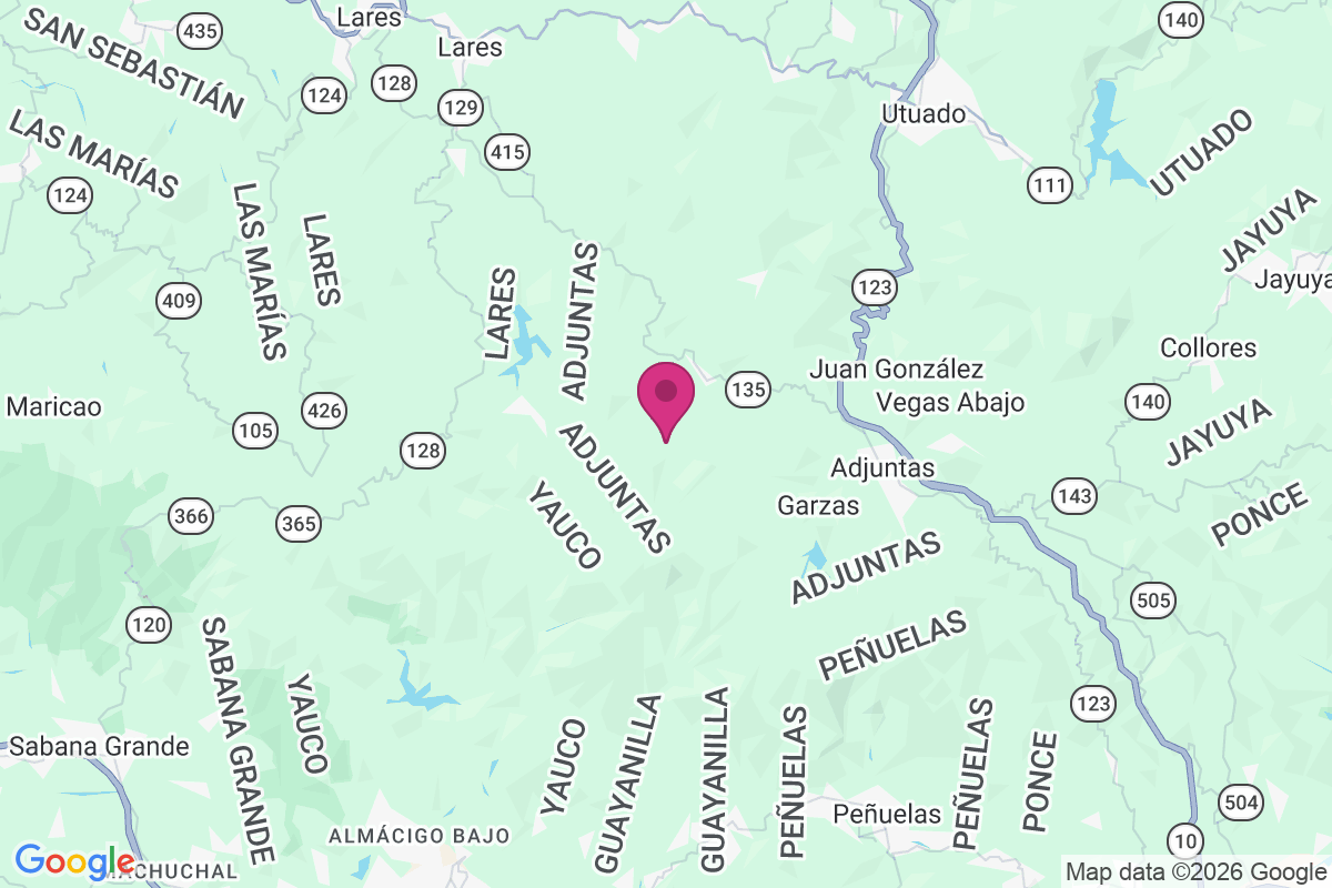 Hacienda Esperanza map