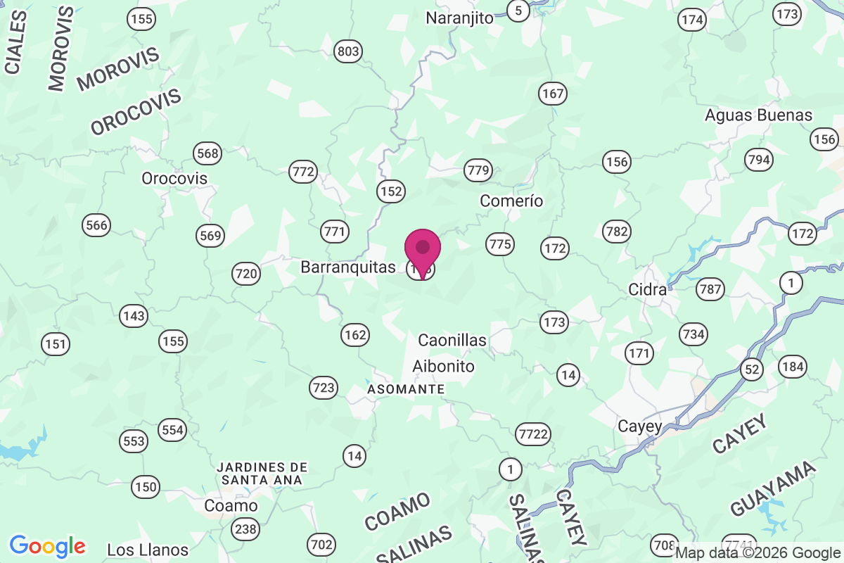 Quebrada Grande map