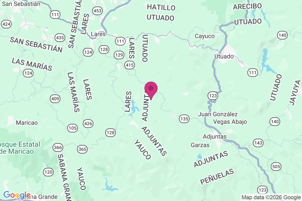 Hacienda San Alberto map
