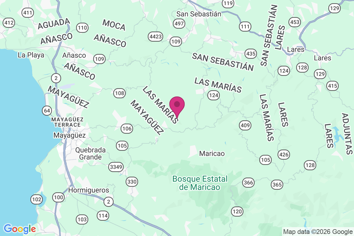 Hacienda Merle map