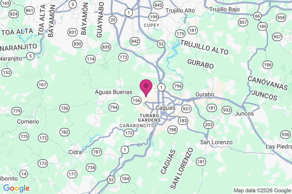Las Carolinas map