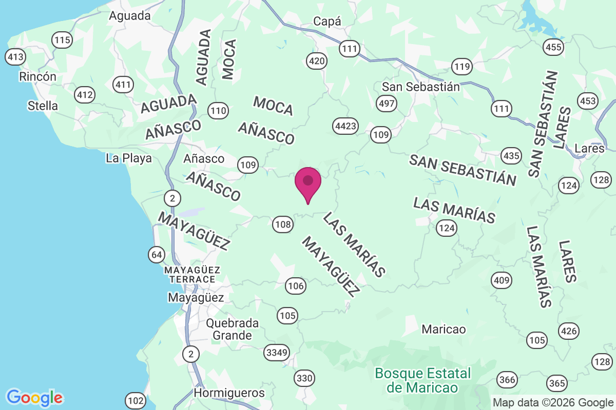 Hacienda Mata map