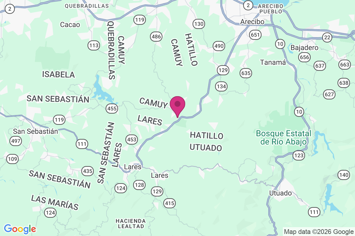 Quebrada map