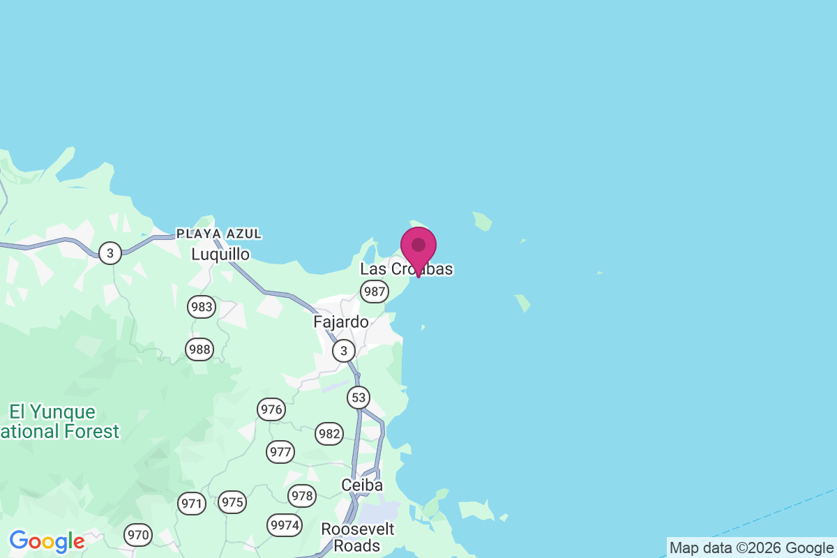 Las Croabas map