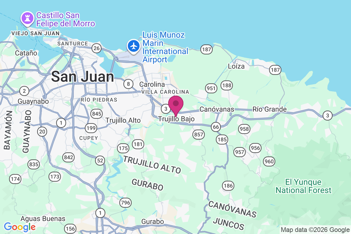 Trujillo Bajo map