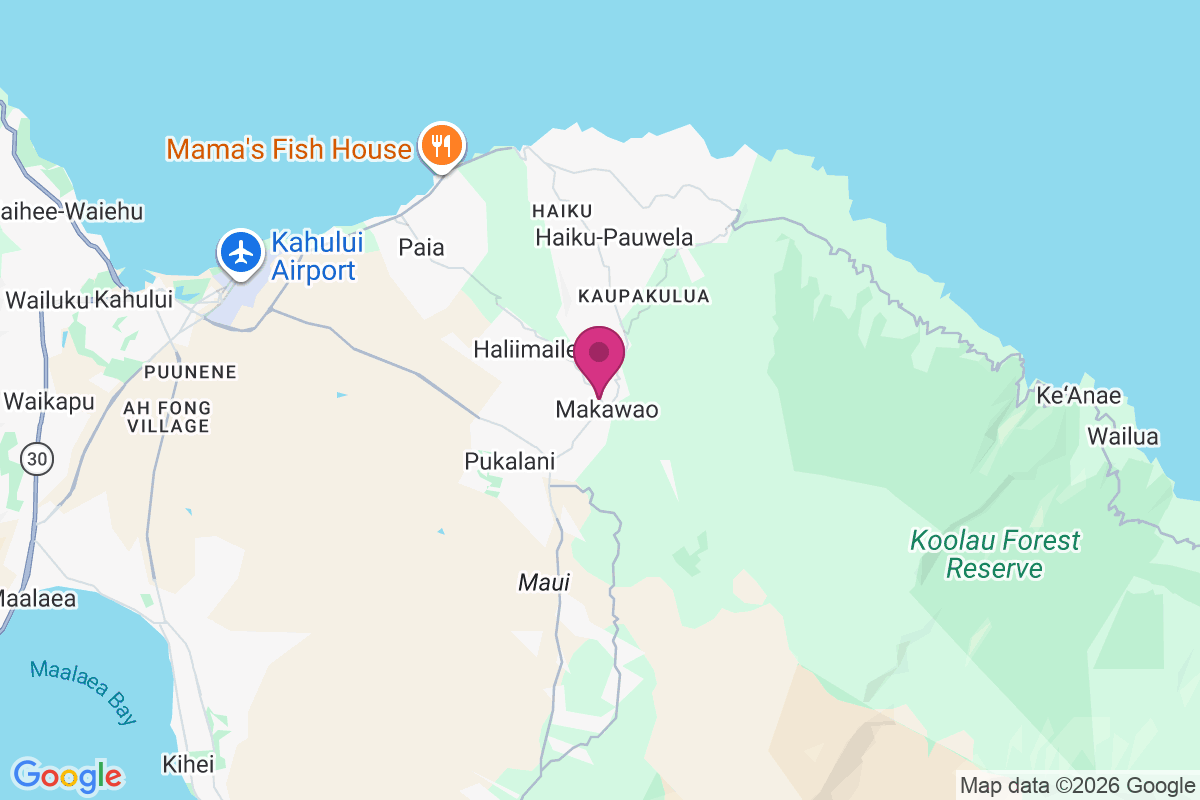 Makawao map