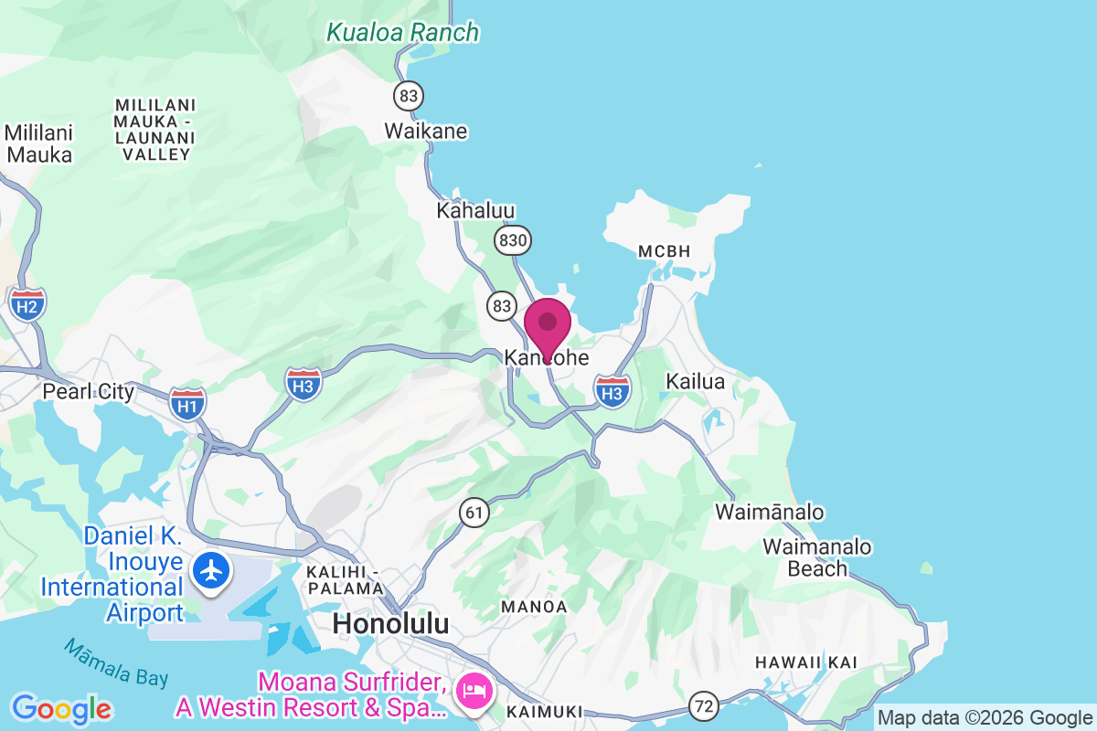 Kaneohe map