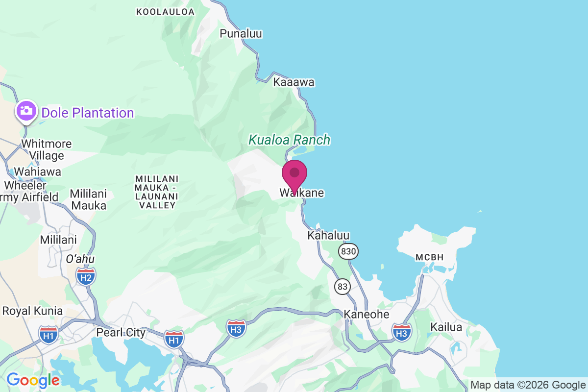 Waiahole map