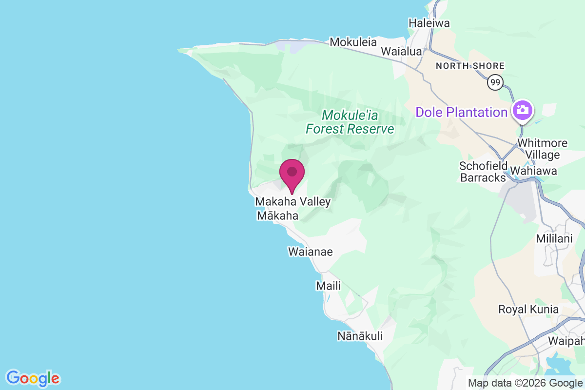 Makaha Valley map