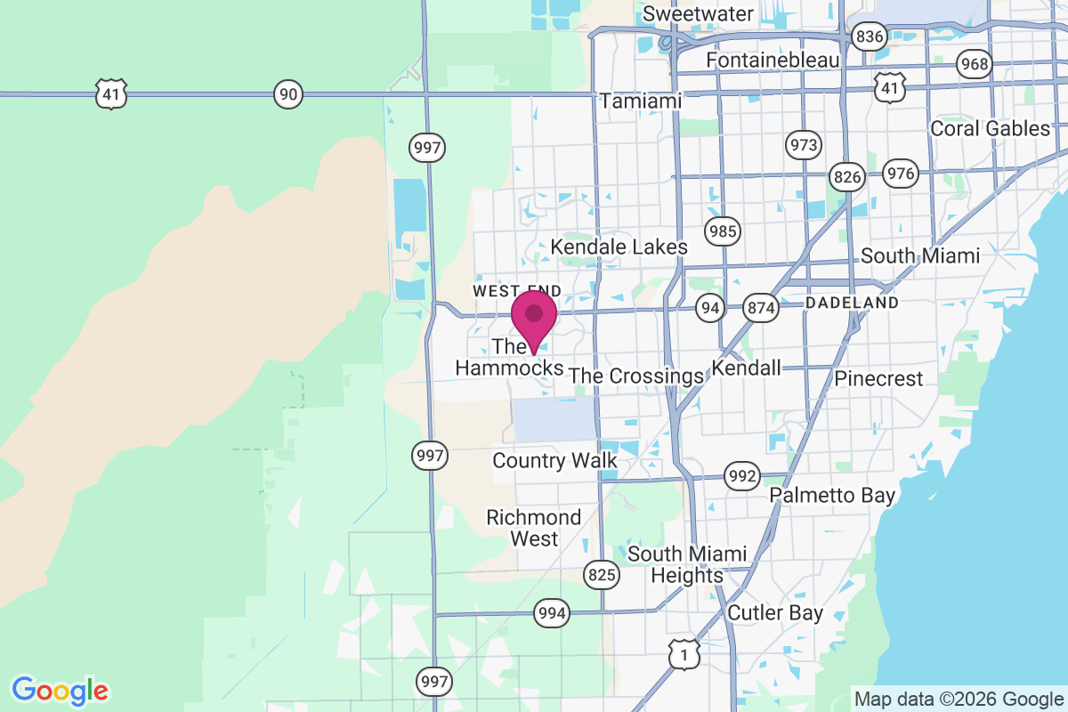 Hammocks map