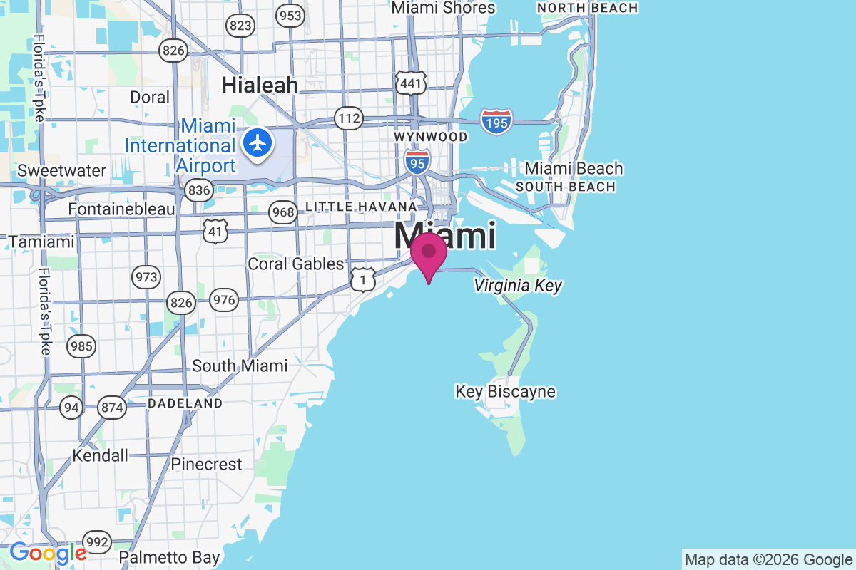 Brickell Hammock map