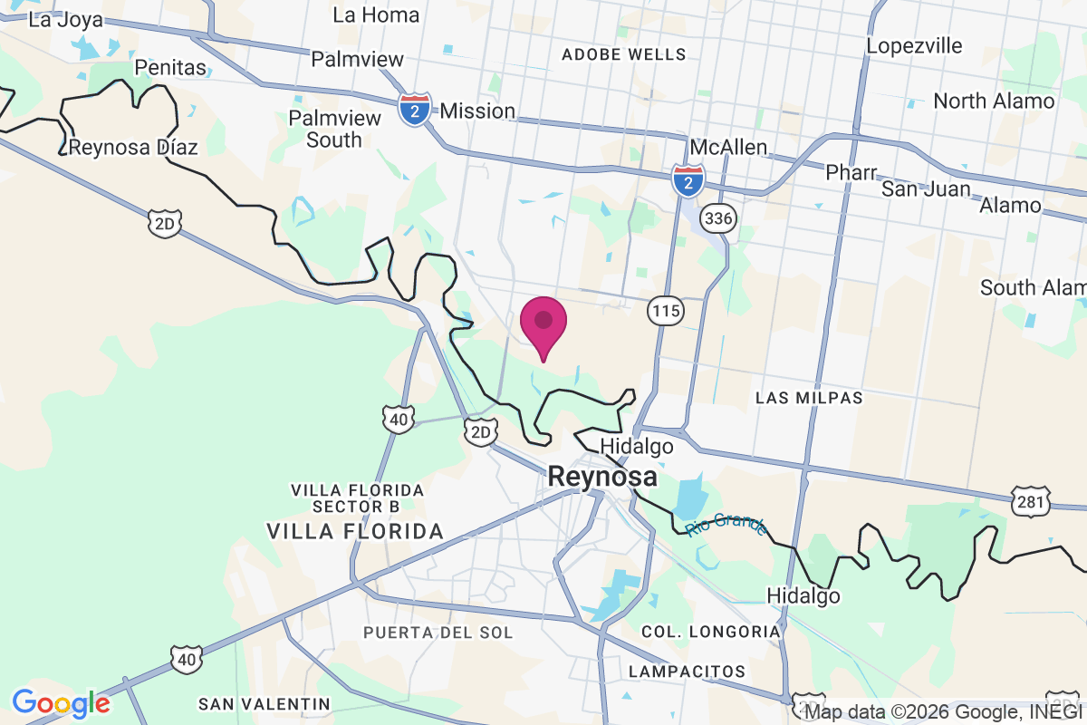 Granjeno map