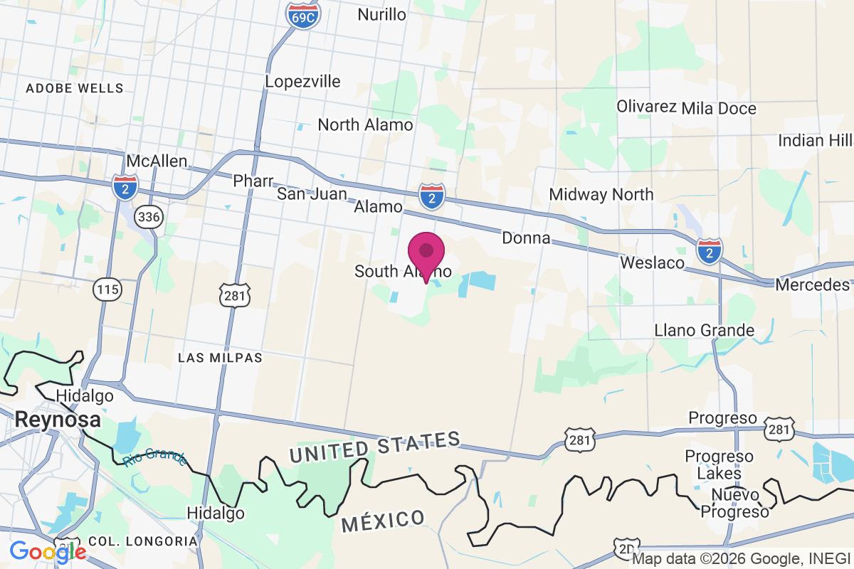 South Alamo map