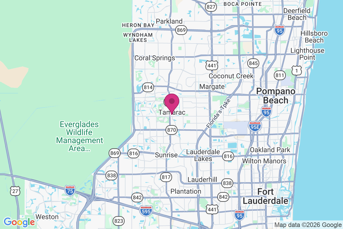 Tamarac map