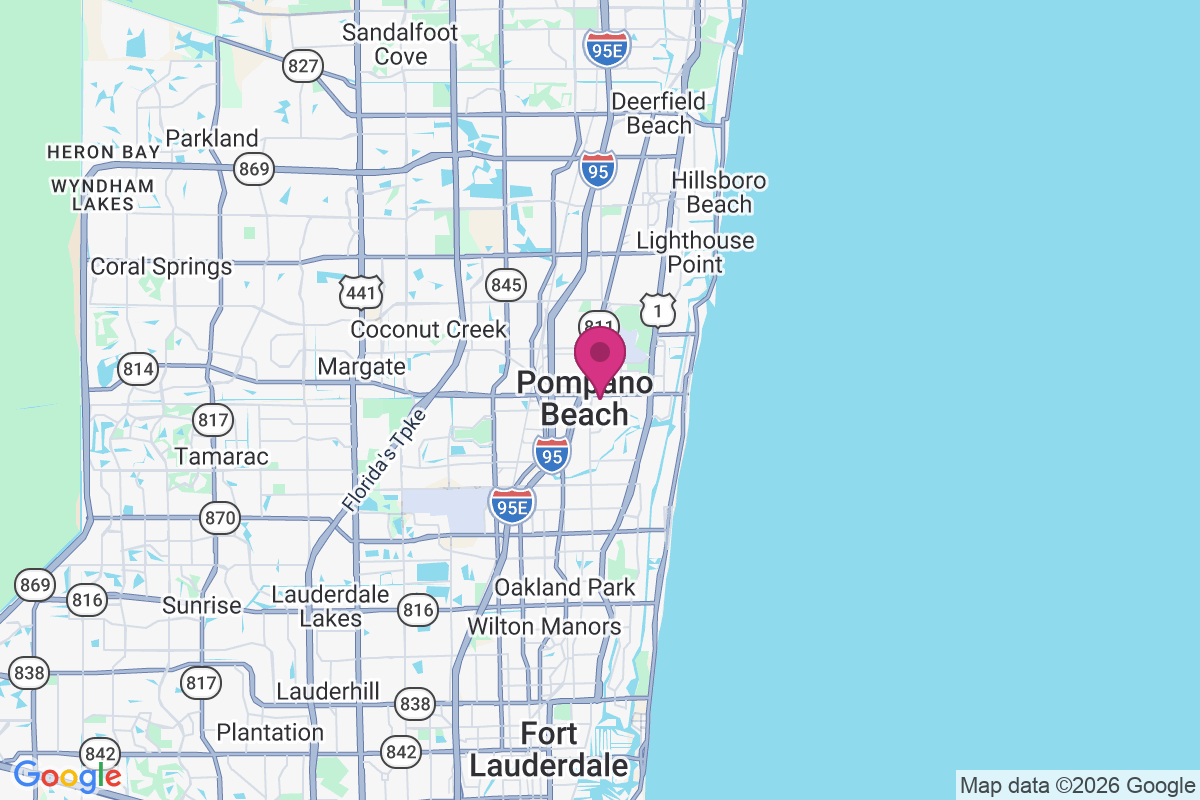 Pompano Beach map