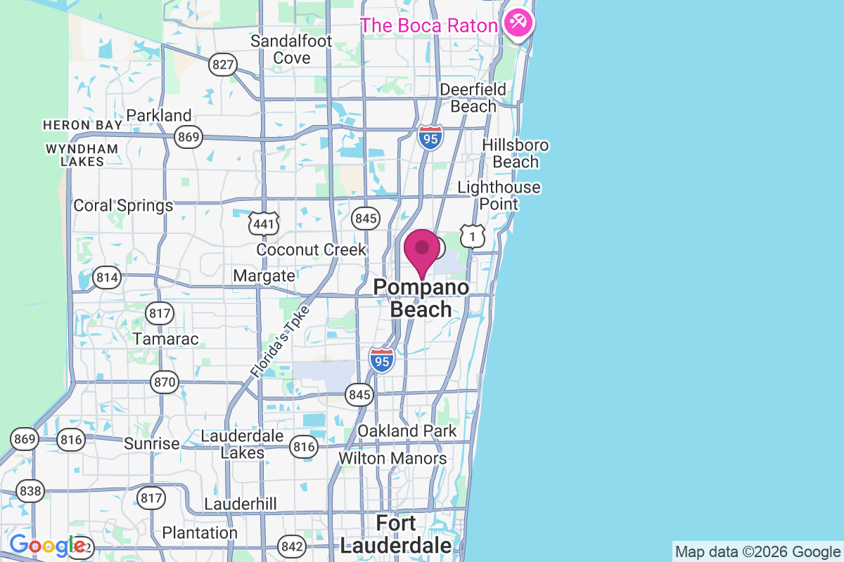 Pompano Beach map