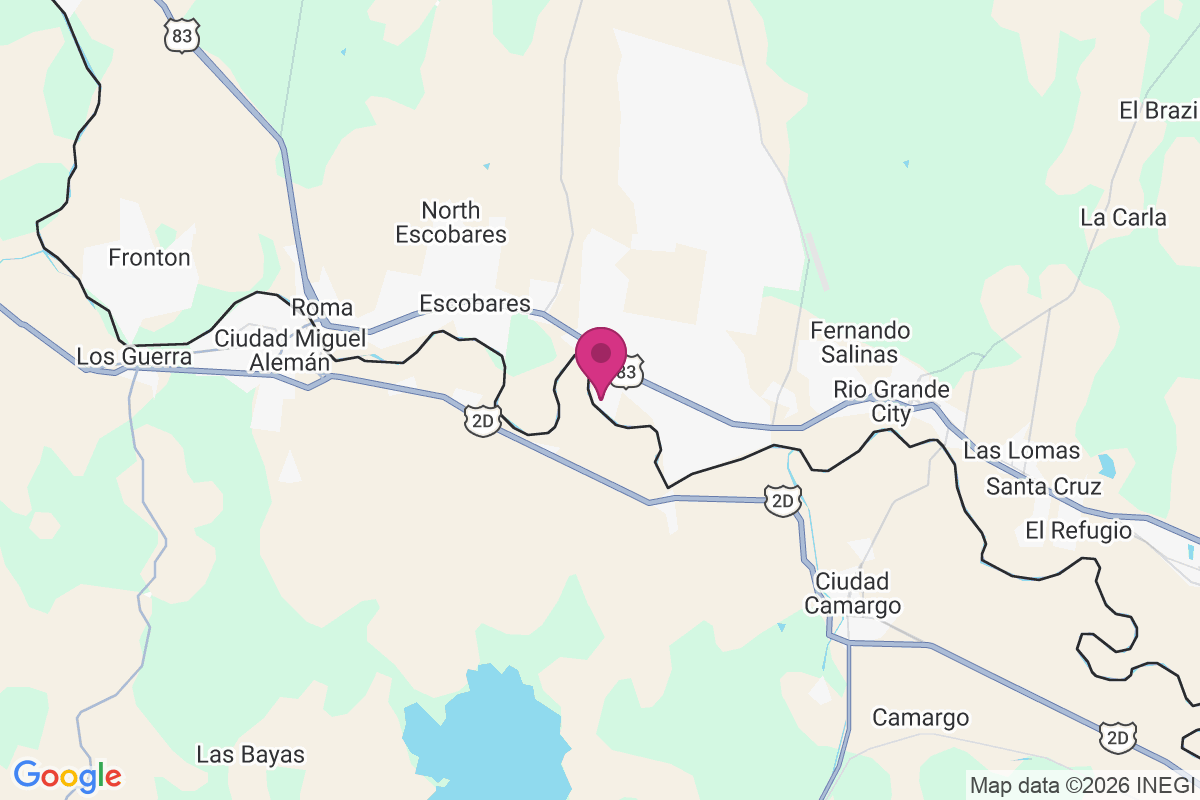 Los Barreras map