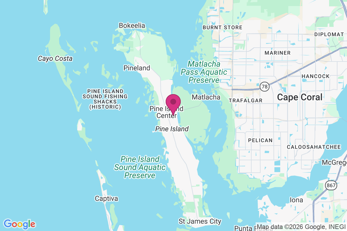 Pine Island Center map