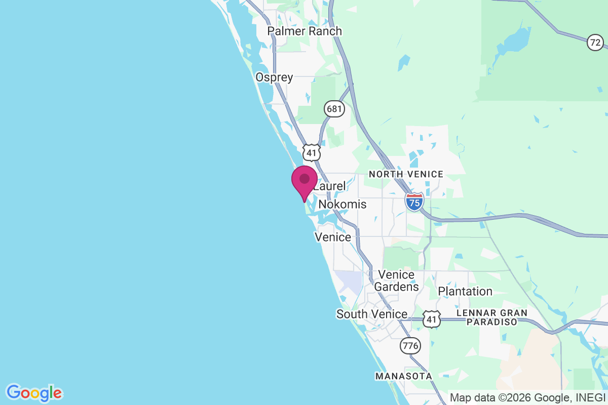Nokomis Beach map