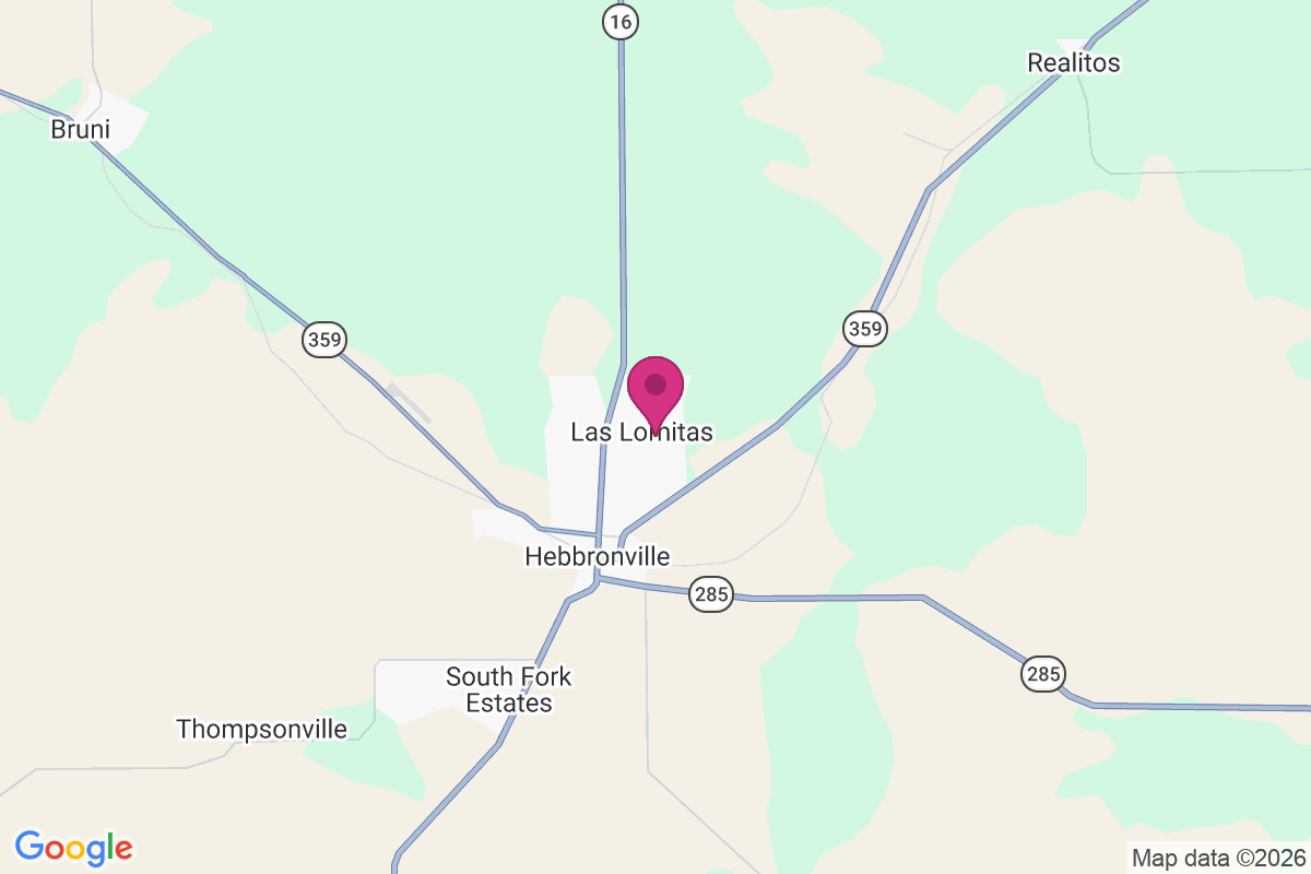 Las Lomitas map