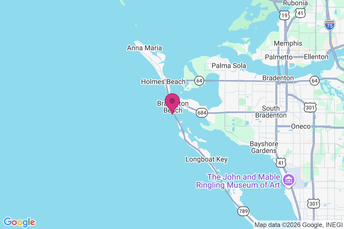 Bradenton Beach map