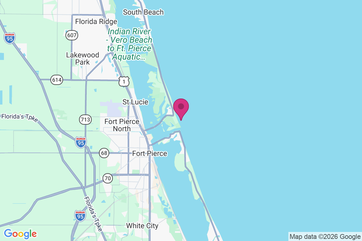 Fort Pierce Shores map