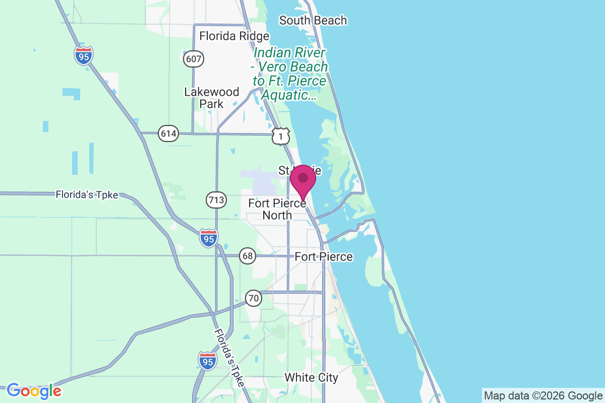 Saint Lucie map