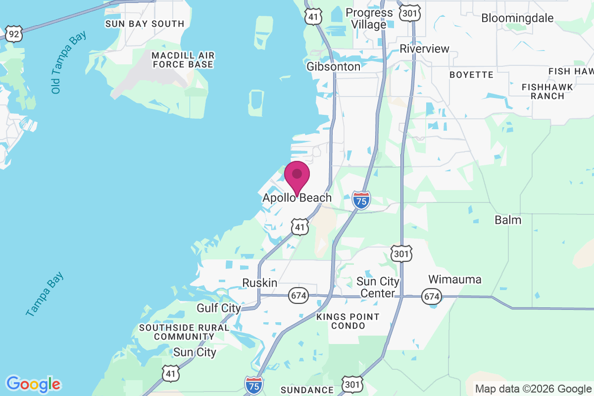 Apollo Beach map