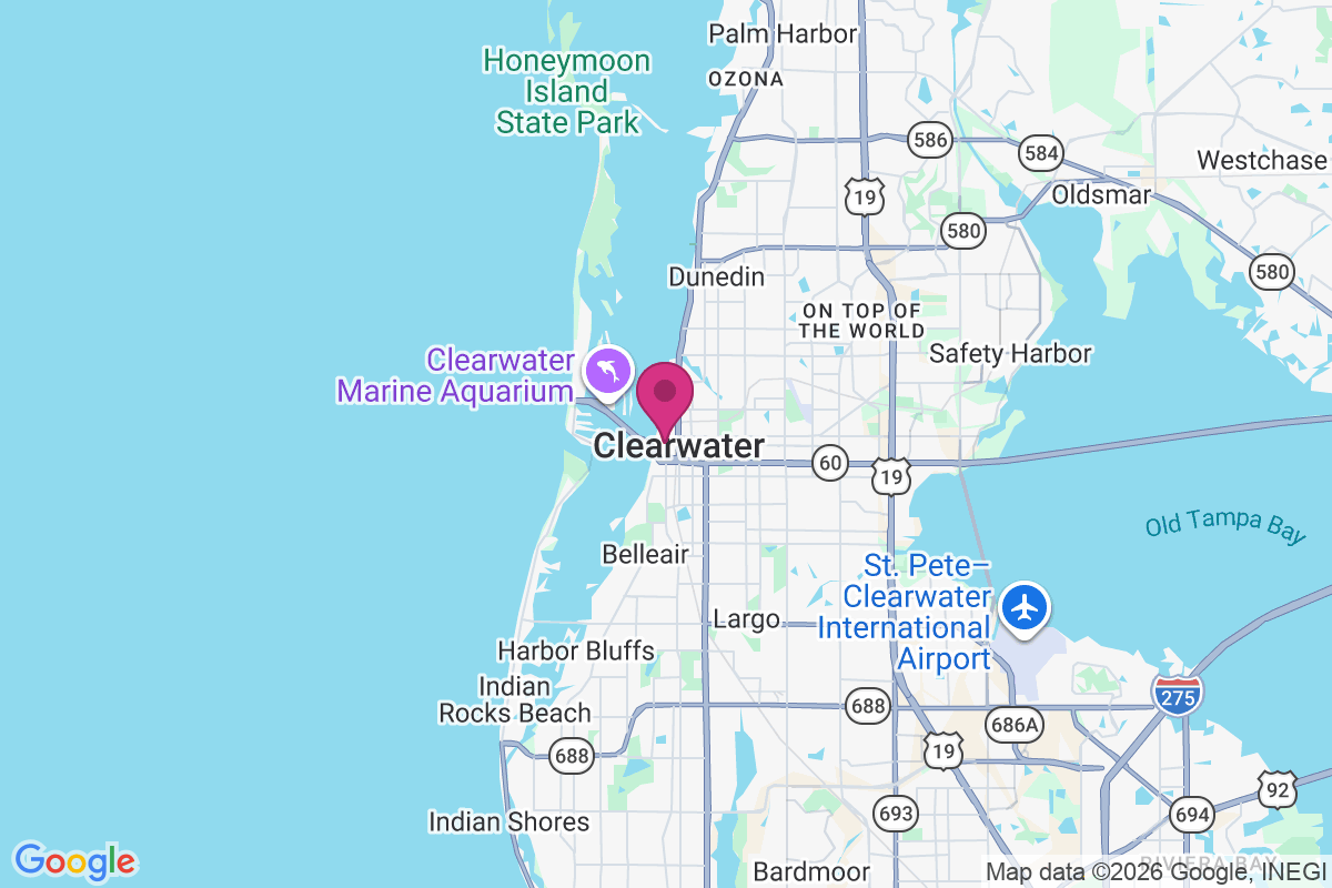 Clearwater map