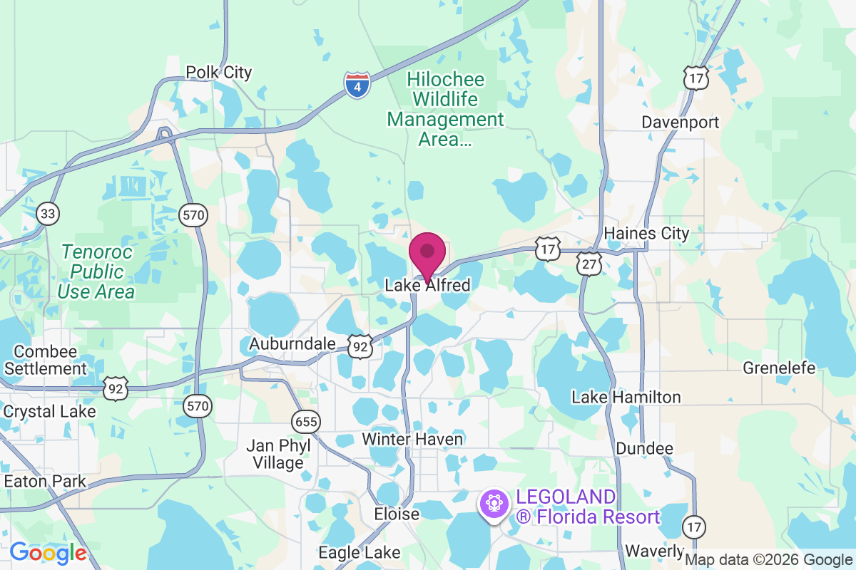 Lake Alfred map