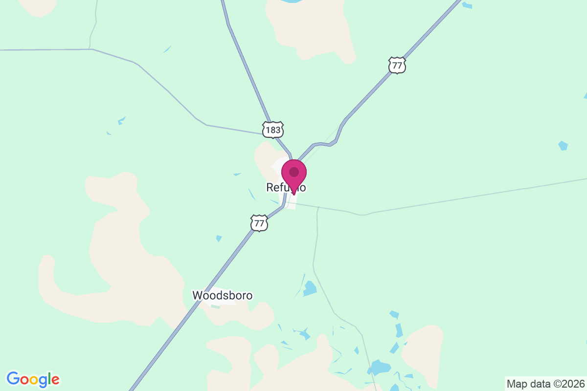 Refugio map