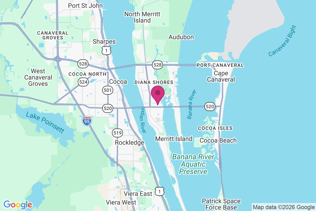 Merritt Island map